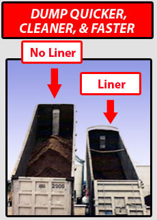 Liners for end dump applications
